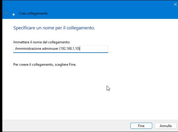 Condivisa adminuser